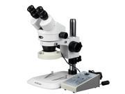 3.5X 45X Stereo Zoom Coin Microscope with Variable 80 LED Ring Light