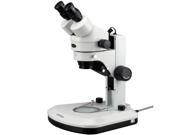 7X 90X Track Stand Stereo Zoom Binocular Microscope with Dual LED Lights