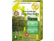Green N Pack Eco Friendly Green Bone Dispenser Refill Bags 200 counts