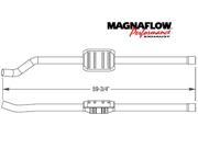 MagnaFlow Direct Fit Catalytic Converters 92 93 Dodge Truck Dakota