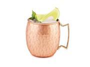 Moscow Mule Solid Copper Mug 16 oz Hammered