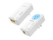 HooToo N600 Wi Fi Range Extender AV600 Powerline Adapters Electrical Networking Kit Up To 600Mbps Via Cable Up To 300Mbps Over Wireless Standalone Router