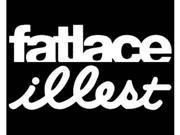 1 iJDMTOY Euro JDM Style Fatlace illest Combo Die Cut Decal Vinyl Stickers