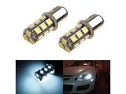 iJDMTOY 18 SMD 150 Degree Pins 7507 LED Turn Signal Light Replacement Bulbs Xenon White