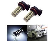iJDMTOY 68 SMD H11 H8 LED Fog Lights DRL Replacement Bulbs Xenon White
