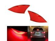 iJDMTOY 2 OEM Red Lens 69 SMD Red LED Bumper Reflectors For 2014 up Lexus IS250 IS350 IS F As Tail Brake Lights and Turn Signal Lights