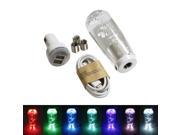 iJDMTOY 1 Lava Lamp Air Bubble Style RGB LED Illuminated Shift Knob Universal Fit For Car Truck
