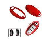 1 Exact Fit Gloss Metallic Red Smart Key Fob Shell For Nissan 370Z Altima Cube GT R Maxima Murano Pathfinder Rogue etc