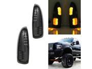 2 Smoked Lens LED Side Mirror Marker Lights Set For 2003 2007 Ford F250 F350 Superduty 2000 2005 Ford Excursion