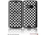 LG enV2 Decal Style Skin Checkered Canvas