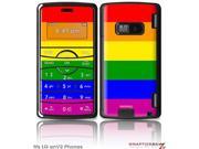 LG enV2 Decal Style Skin Rainbow Stripes