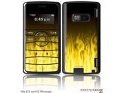 LG enV2 Decal Style Skin Fire