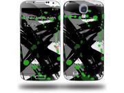 Abstract 02 Green Decal Style Skin fits Samsung Galaxy S IV S4