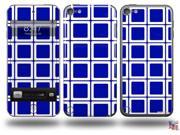 Squared Royal Blue Decal Style Vinyl Skin fits Apple iPod Touch 5G IPOD NOT INCLUDED