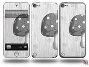 Mushrooms Gray Decal Style Vinyl Skin fits Apple iPod Touch 5G IPOD NOT INCLUDED
