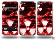 Radioactive Red Decal Style Vinyl Skin fits Apple iPod Touch 5G IPOD NOT INCLUDED