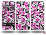 Sexy Camo Hot Pink Fuschia Decal Style Vinyl Skin fits Apple iPod Touch 5G IPOD NOT INCLUDED