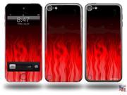 Fire Red Decal Style Vinyl Skin fits Apple iPod Touch 5G IPOD NOT INCLUDED