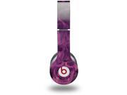 Flaming Fire Skull Hot Pink Fuchsia Decal Style Decal Style Skin fits genuine Beats Solo HD Headphones HEADPHONES NOT INCLUDED
