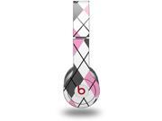 Argyle Pink and Gray Decal Style Skin (fits genuine Beats Solo HD Headphones - HEADPHONES NOT INCLUDED) Argyle Pink and Gray Decal Style Skin (fits genuine Beats Solo HD Headphones - HEADPHONES NOT INCLUDED)