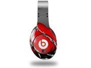 Barbwire Heart Red Decal Style Skin fits genuine Beats Studio Headphones HEADPHONES NOT INCLUDED