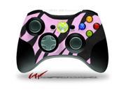 XBOX 360 Wireless Controller Decal Style Skin Zebra Stripes Pink CONTROLLER NOT INCLUDED
