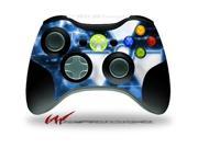 XBOX 360 Wireless Controller Decal Style Skin Radioactive Blue CONTROLLER NOT INCLUDED