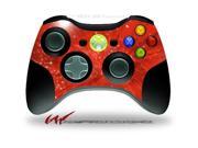 XBOX 360 Wireless Controller Decal Style Skin Stardust Red CONTROLLER NOT INCLUDED
