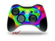 XBOX 360 Wireless Controller Decal Style Skin Rainbow Swirl CONTROLLER NOT INCLUDED