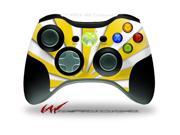 XBOX 360 Wireless Controller Decal Style Skin Rising Sun Japanese Flag Yellow CONTROLLER NOT INCLUDED
