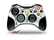 XBOX 360 Wireless Controller Decal Style Skin Chrome Drip on White CONTROLLER NOT INCLUDED
