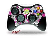 XBOX 360 Wireless Controller Decal Style Skin Sexy Girl Silhouette Camo Hot Pink Fuschia CONTROLLER NOT INCLUDED