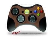 XBOX 360 Wireless Controller Decal Style Skin Solids Collection Chocolate Brown CONTROLLER NOT INCLUDED