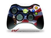 XBOX 360 Wireless Controller Decal Style Skin Ole Glory American Flag CONTROLLER NOT INCLUDED