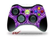 XBOX 360 Wireless Controller Decal Style Skin Wavey Purple CONTROLLER NOT INCLUDED