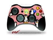 XBOX 360 Wireless Controller Decal Style Skin Penguins on Pink CONTROLLER NOT INCLUDED