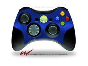 XBOX 360 Wireless Controller Decal Style Skin Brushed Metal Blue CONTROLLER NOT INCLUDED