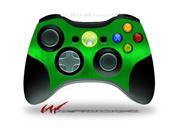 XBOX 360 Wireless Controller Decal Style Skin Brushed Metal Green CONTROLLER NOT INCLUDED