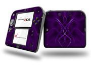 Abstract 01 Purple Decal Style Vinyl Skin fits Nintendo 2DS