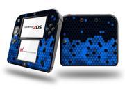 HEX Blue Decal Style Vinyl Skin fits Nintendo 2DS