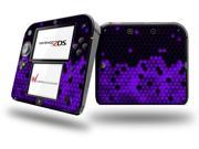 HEX Purple Decal Style Vinyl Skin fits Nintendo 2DS