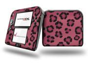 Leopard Skin Pink Decal Style Vinyl Skin fits Nintendo 2DS