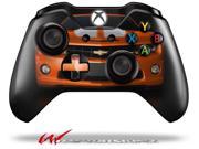 2010 Chevy Camaro Orange White Stripes on Black Decal Style Skin fits Microsoft XBOX One Wireless Controller CONTROLLER NOT INCLUDED