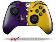 Ripped Colors Purple Yellow Decal Style Skin fits Microsoft XBOX One Wireless Controller CONTROLLER NOT INCLUDED