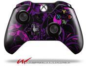 Twisted Garden Purple and Hot Pink Decal Style Skin fits Microsoft XBOX One Wireless Controller CONTROLLER NOT INCLUDED