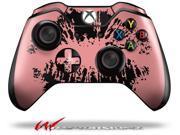 Big Kiss Lips Black on Pink Decal Style Skin fits Microsoft XBOX One Wireless Controller CONTROLLER NOT INCLUDED