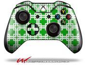 Boxed Green Decal Style Skin fits Microsoft XBOX One Wireless Controller CONTROLLER NOT INCLUDED