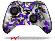 Sexy Girl Silhouette Camo Purple Decal Style Skin fits Microsoft XBOX One Wireless Controller CONTROLLER NOT INCLUDED