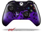 HEX Purple Decal Style Skin fits Microsoft XBOX One Wireless Controller CONTROLLER NOT INCLUDED