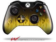 Fire Yellow Decal Style Skin fits Microsoft XBOX One Wireless Controller CONTROLLER NOT INCLUDED